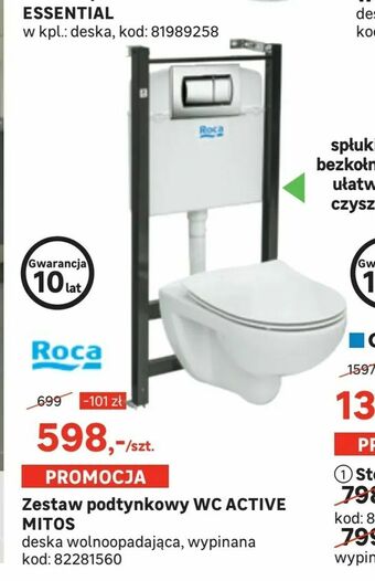 Leroy Merlin Zestaw podtynkowy WC ACTIVE MITOS oferta