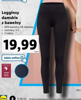 Lidl Legginsy rozm. s-l esmara oferta