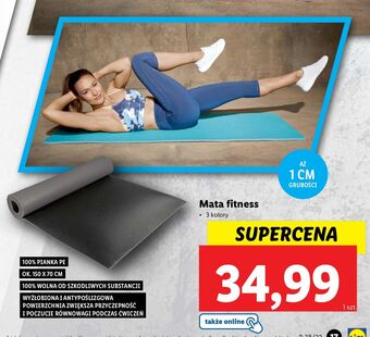 Lidl Mata fitness oferta
