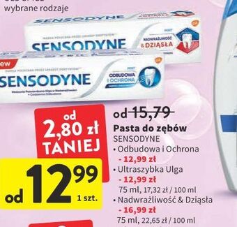 Intermarche Pasta do zębów sensodyne nadwrażliwość i dziąsła oferta