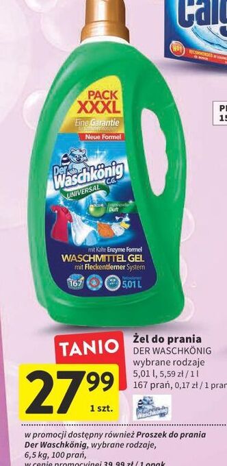 Intermarche Żel do prania uniwersalny der waschkonig oferta