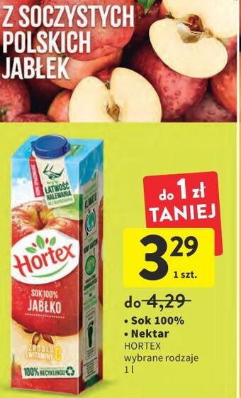 Intermarche Nektar czarna porzeczka hortex oferta