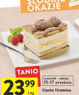 Intermarche Ciasto tiramisu oferta