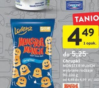 Intermarche Chrupki original lorenz monster munch oferta