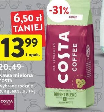 Intermarche Kawa costa coffee the bright blend oferta