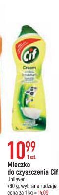 E.Leclerc Mleczko do czyszczenia z mikrokryształkami lemon cif cream oferta