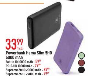 E.Leclerc Powerbank fabric 10 10000mah hama oferta