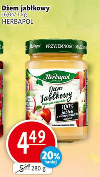 Prim Market Herbapol Dżem 280 g oferta