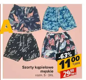 Carrefour Szorty kąpielowe męskie rozm. s-3xl 1 SZT oferta