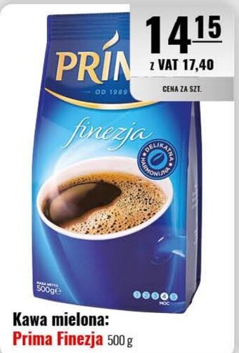 Eurocash Prima Finezja Kawa mielona 500 g oferta
