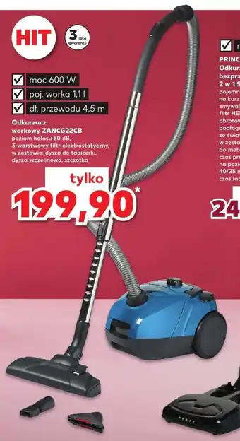 Kaufland Odkurzacz workowy ZANCG22CB oferta