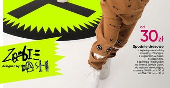 Pepco Spodnie dresowe 74-98 cm zombie dash oferta