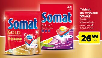 Carrefour Tabletki do zmywarek lemon & lime somat all in 1 oferta
