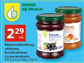 Auchan Dżem czarna porzeczka podniesiony kciuk oferta