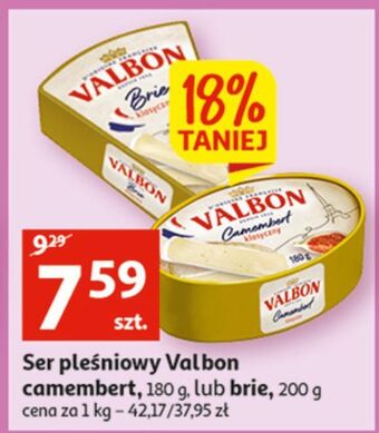 Auchan Ser brie oryginalny valbon oferta