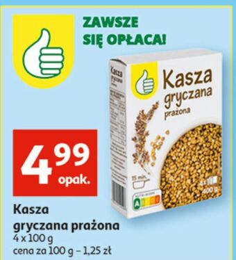 Auchan Kasza gryczana podniesiony kciuk oferta
