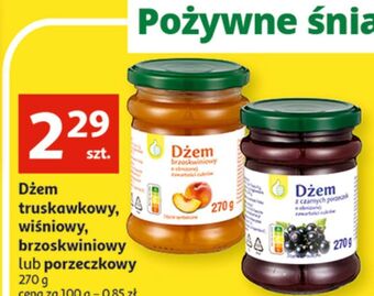 Auchan Dżem truskawkowy podniesiony kciuk oferta