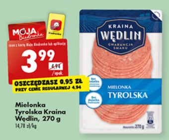 Biedronka Mielonka kraina wędlin oferta
