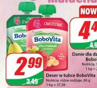 Dino Mus suszona śliwka z gruszką i buraczkiem bobovita oferta