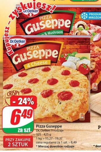 Dino Pizza cztery sery dr. oetker guseppe oferta