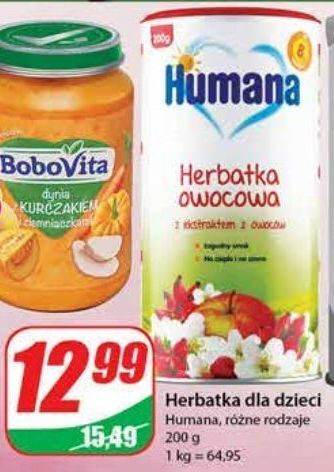 Herbatka dla dzieci owocowa humana