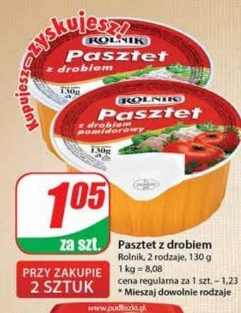 Dino Pasztet drobiowy z pomidorami rolnik oferta