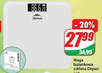 Waga łazienkowa szklana depan