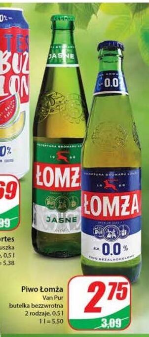 Dino Piwo łomża jasne (dawniej export) oferta