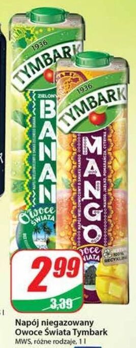 Dino Napój mango tymbark owoce świata oferta