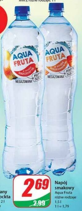 Dino Woda gruszkowa aqua fruta oferta