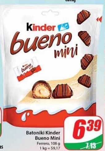 Dino Baton kinder bueno mini oferta