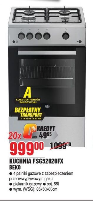 E.Leclerc Kuchnia fsg52020fx beko oferta