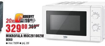E.Leclerc Kuchenka mikrofalowa moc 201002w beko oferta