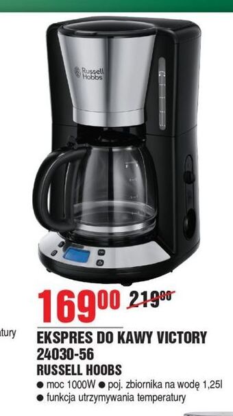 E.Leclerc Ekspres do kawy 24030-56 russell hobbs oferta