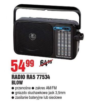 E.Leclerc Radio ra5 77534 blow oferta