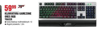 E.Leclerc Klawiatura gamezone ores rgb tracer oferta