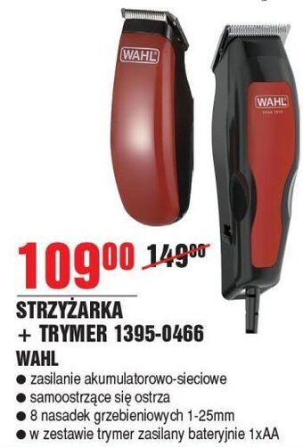 E.Leclerc Strzyżarka do włosów + trymer 1395-0466 wahl oferta
