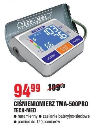 E.Leclerc Ciśnieniomierz naramienny tma-500 pro tech-med oferta