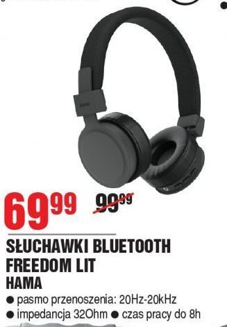 E.Leclerc Słuchawki freedom tws czarne hama oferta