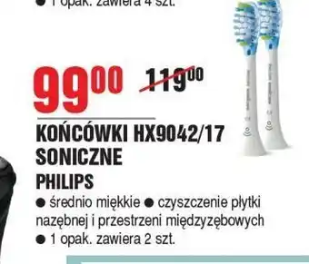 E.Leclerc Końcówki do szczoteczki hx9042/17 philips sonicare oferta