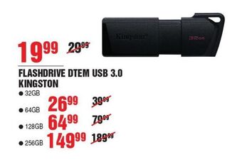 E.Leclerc Flashdrive dtem usb 3.0 64 gb kingston oferta