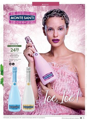 Carrefour Wino monte santi ice oferta