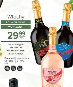 Wino białe grande conte prosecco dry