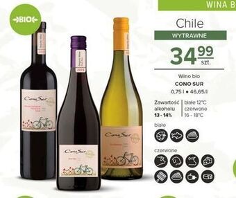 Carrefour Wino cono sur organic sauvignon blanc oferta
