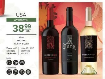 Carrefour Wino apothic dark dry oferta