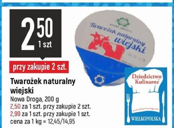 E.Leclerc Twarożek naturalny wiejski nowa droga oferta