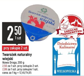 E.Leclerc Twarożek naturalny wiejski nowa droga oferta