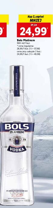 Lidl Wódka bols platinium oferta