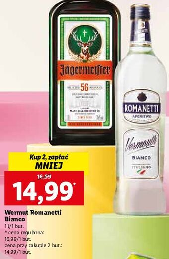 Lidl Vermouth romanetti bianco oferta