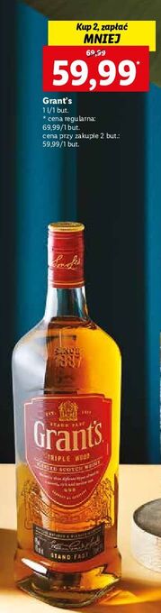 Lidl Whisky grant's family reserve oferta